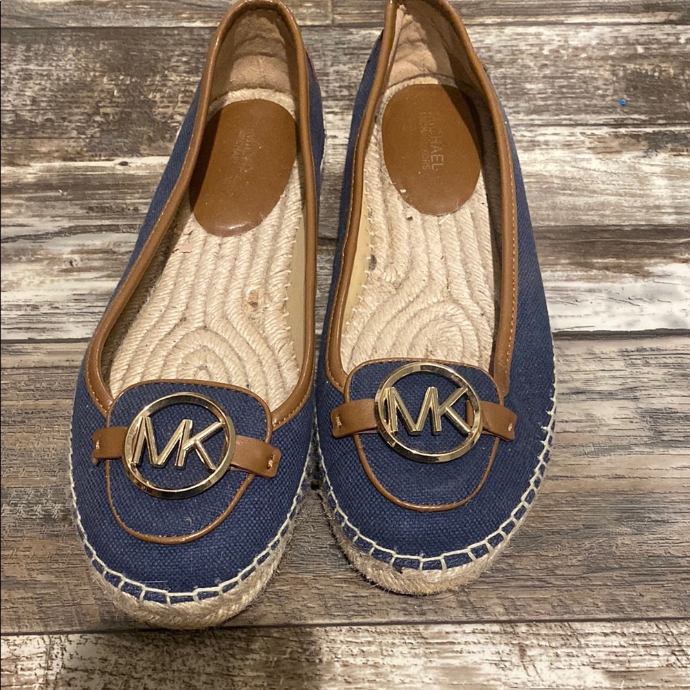 Michael kors MK logo Espadrille flats